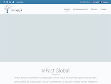 Tablet Screenshot of infact-global.com